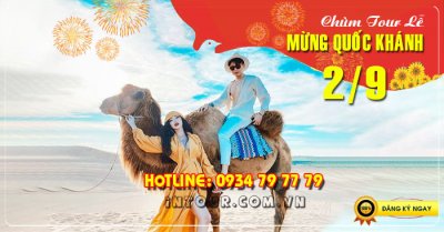 Phan Thiết - Mũi Né 2 ngày 1 đêm Lễ 2/9/2025