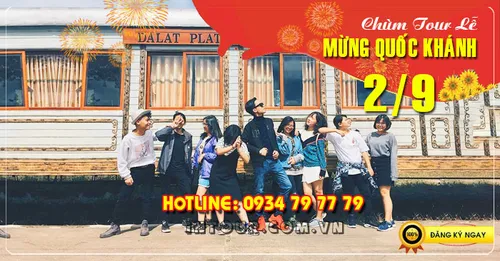  Đà Lạt 2 ngày 1 đêm Lễ 2/9/2025