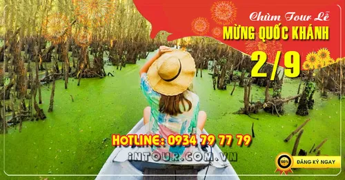  Rừng Tràm Trà Sư Đảo Bà Lụa 2 ngày 2 đêm Lễ 2/9/2025
