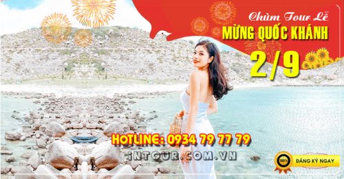  đảo Bình Hưng 2 ngày 2 đêm Lễ 2/9/2025